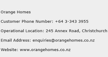Orange Homes Phone Number Customer Service