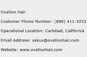 Ovation Hair Phone Number Customer Service