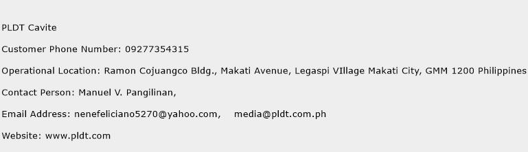 PLDT Cavite Phone Number Customer Service