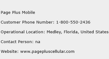Page Plus Mobile Phone Number Customer Service