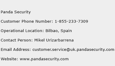 Panda Security Phone Number Customer Service