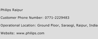 Philips Raipur Phone Number Customer Service