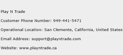 Play N Trade Phone Number Customer Service
