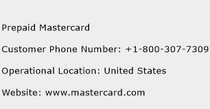 Prepaid Mastercard Phone Number Customer Service