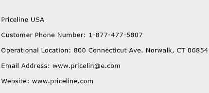 Priceline USA Phone Number Customer Service
