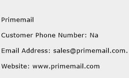 Primemail Phone Number Customer Service
