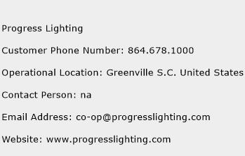 Progress Lighting Phone Number Customer Service