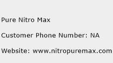 Pure Nitro Max Phone Number Customer Service