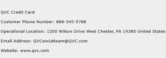 QVC Credit Card Phone Number Customer Service