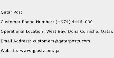 Qatar Post Phone Number Customer Service