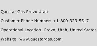 Questar Gas Provo Utah Phone Number Customer Service