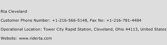 RTA Cleveland Phone Number Customer Service