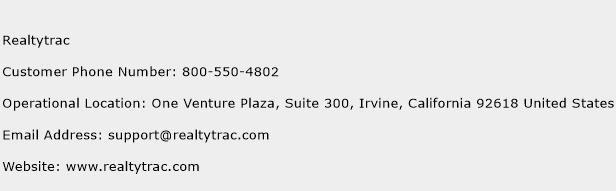 Realtytrac Phone Number Customer Service
