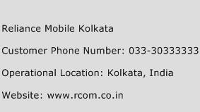 Reliance Mobile Kolkata Phone Number Customer Service