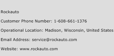 RockAuto Phone Number Customer Service