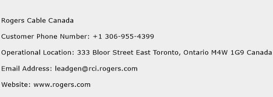Rogers Cable Canada Phone Number Customer Service