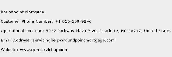 Roundpoint Mortgage Phone Number Customer Service