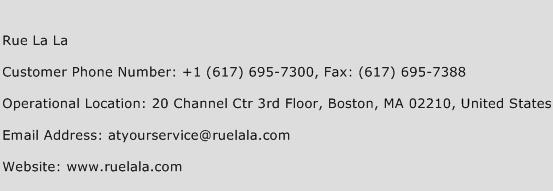 Rue La La Phone Number Customer Service