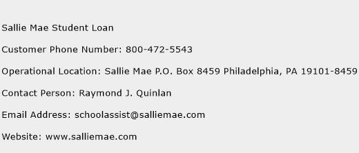 Sallie Mae Student Loan Phone Number Customer Service