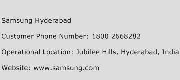 Samsung Hyderabad Phone Number Customer Service