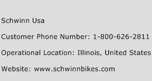 Schwinn USA Phone Number Customer Service
