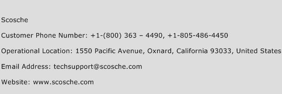 Scosche Phone Number Customer Service