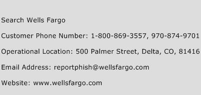 Search Wells Fargo Phone Number Customer Service
