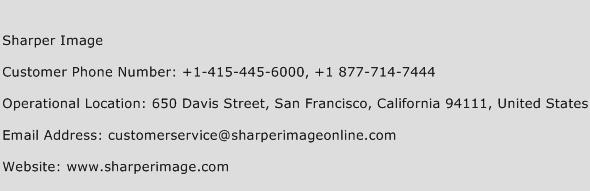 Sharper Image Phone Number Customer Service