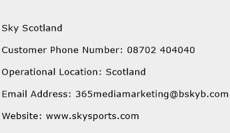 Sky Scotland Phone Number Customer Service