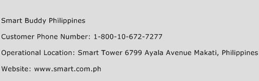 Smart Buddy Philippines Phone Number Customer Service