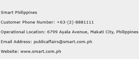 Smart Philippines Phone Number Customer Service