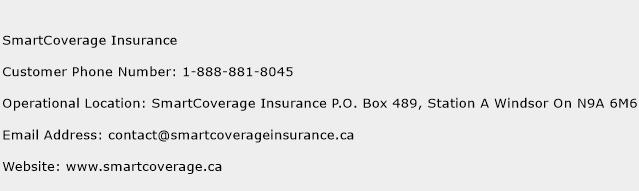 SmartCoverage Insurance Phone Number Customer Service
