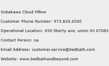 Sobakawa Cloud Pillow Phone Number Customer Service