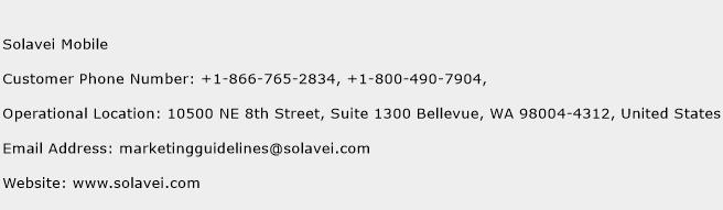 Solavei Mobile Phone Number Customer Service