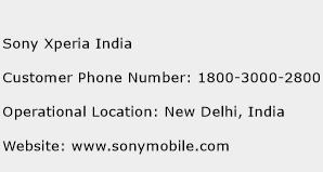 Sony Xperia India Phone Number Customer Service