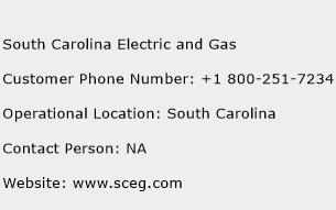 South Carolina Electric and Gas Phone Number Customer Service
