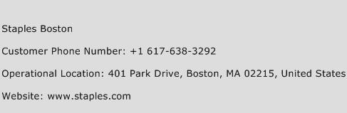 Staples Boston Number | Staples Boston Customer Service Phone Number | Staples Boston Contact ...