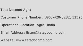 Tata Docomo Agra Phone Number Customer Service