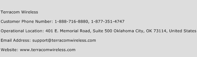 Terracom Wireless Phone Number Customer Service