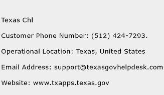 Texas Chl Phone Number Customer Service