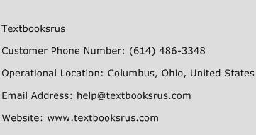 Textbooksrus Phone Number Customer Service