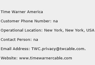 Time Warner America Phone Number Customer Service