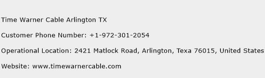 Time Warner Cable Arlington TX Phone Number Customer Service