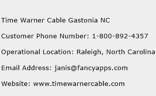 Time Warner Cable Gastonia NC Phone Number Customer Service