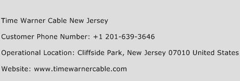 Time Warner Cable New Jersey Phone Number Customer Service