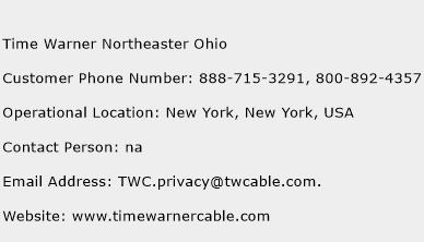 Time Warner Northeaster Ohio Phone Number Customer Service