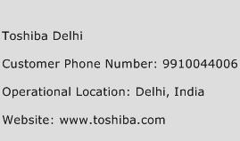 Toshiba Delhi Phone Number Customer Service