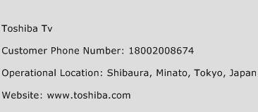 Toshiba Tv Phone Number Customer Service
