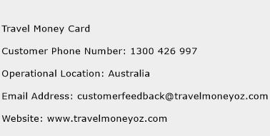 Travel Money Card Phone Number Customer Service