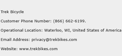 Trek Bicycle Phone Number Customer Service
